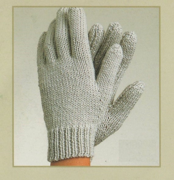 PDF Knitting Pattern / Gloves, Fingerless Gloves and ...