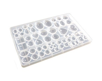 Resin Mold Silicon 58 Design for Jewelry Casting Handmade - Shipping from Japan