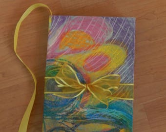 Delightful Abstract Sketch Book or Journal in Spring Colors