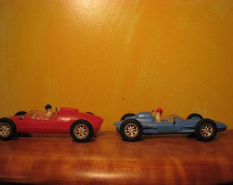 Vintage Marx Formula 1 Friction Race Cars