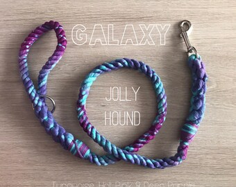 Galaxy Dog Lead / Rope Lead / rope leash / rope dog lead / dog leash / pet supplies / dog accessories / rope leads