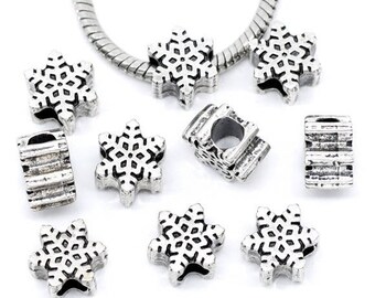 10 pearls snowflake Christmas