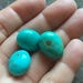 Kingman turquoise, stone, center drilled, turquoise, stabilized, jewelry supplies, focal stone
