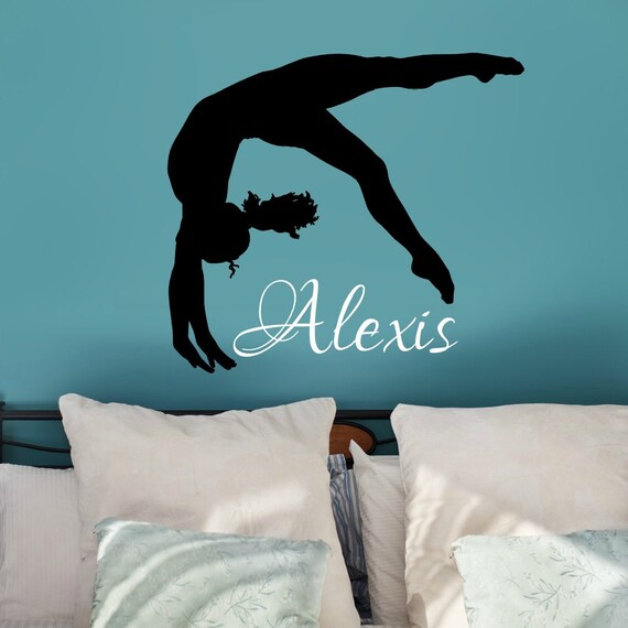 Gymnastic Wall Art Gymnastic Wall Decal Gift for Gymnast