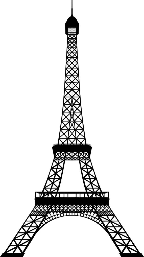 Eiffel tower svg,png,ai,eps/Eiffel tower clipart for Print,Design ...