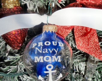 Personalized Proud Navy Nuke Mom T-shirt