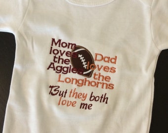 aggie longhorn house divided shirts