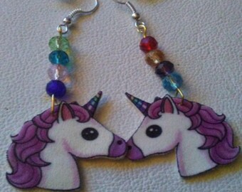 Unicorns and Crystals Earrings