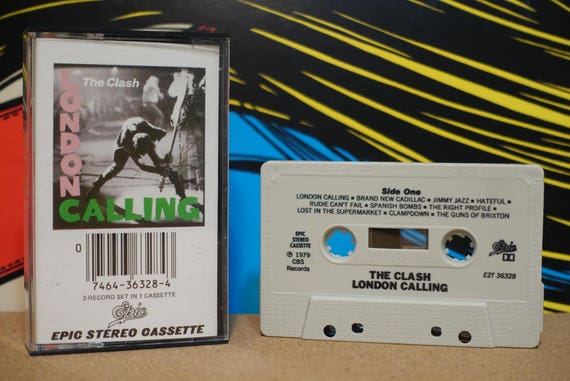 London Calling by The Clash Vintage Cassette Tape