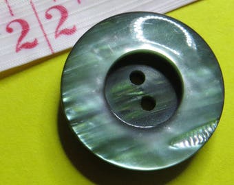 Green mother of 2.1 cm button - #6102_21