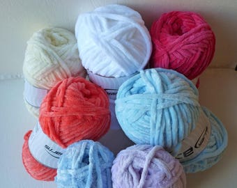 Yarn Sale - Chenille Worsted by Ice