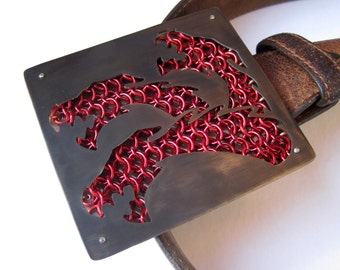 House Targaryen Chainmail Belt Buckle