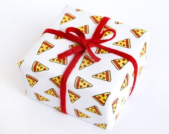 Funny Wrapping Paper - Geek Gift Wrap - Pizza