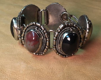 Chunky Agate Bracelet from India