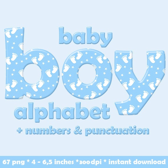 blue baby boy alphabet clipart baby feet pattern children