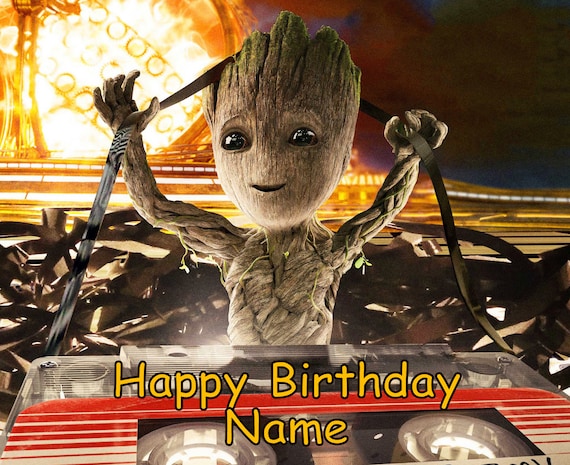 Baby Groot Edible Cake Topper Baby Groot Edible Cake Topper