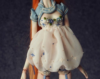 OOAK Full set porcelain BJD doll-Sparrow Art doll