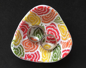 Ring dish, ring bowl, trinket dish, jewellery storage, polymer clay ring dish,