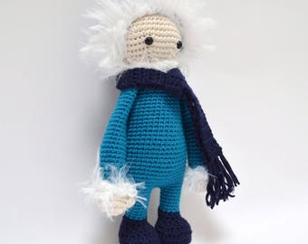doll Nolan Inuit doll made with crochet