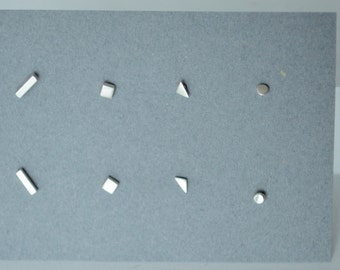 Very Tiny Stud Earrings, Tiny Earrings, Set of Earrings, 2mm Earrings, Second Piercing, Third Piecing, Stud Earrings, Silver Stud Earrings