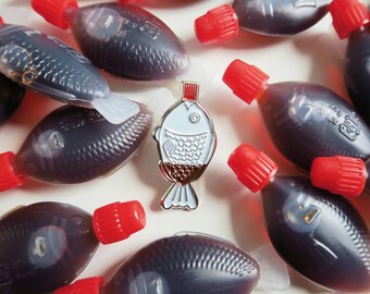 Fish soy sauce bottle for SUSHI // enamel pin / lapel pin