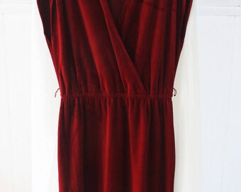 Vintage ILGWU Velvet Dress