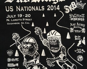 Sk8Kings shirt-skateboarding-slalom race-La Costa
