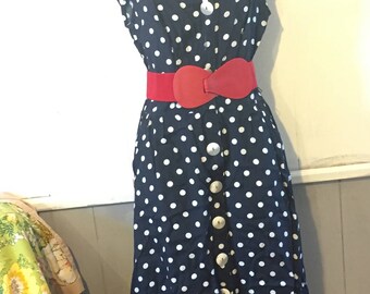 Adorable Vintage Polka Dot Dress
