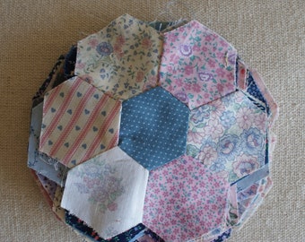 Hexagon Flower Quilt Blocks