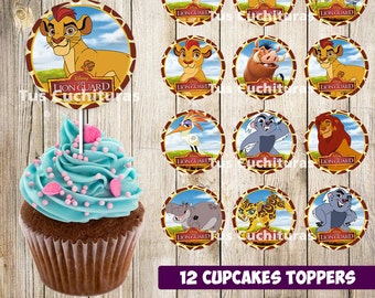 12 Trolls Cupcakes Toppers instant download Printable Trolls