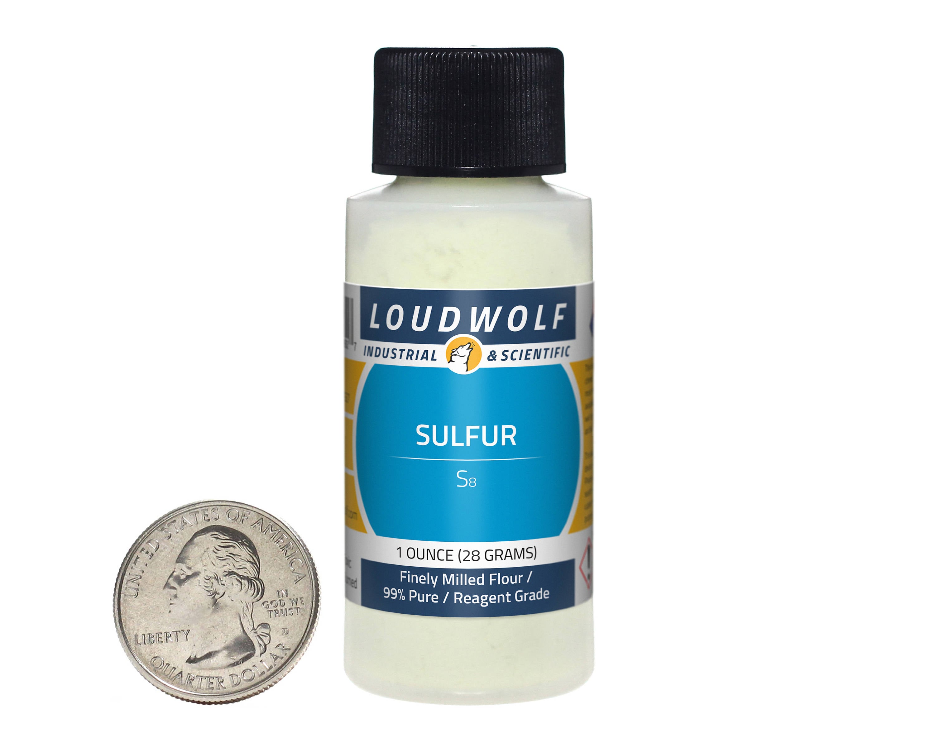 Sulfur Powder / 1 Ounce / Finely Milled Flour / 99 Pure