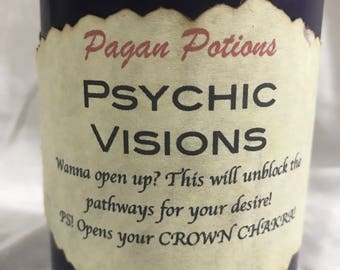 Psychic Visions ritual candle