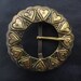 Heart Belt Buckle, Antique Brass Belt Buckle, Center Bar Belt Buckle