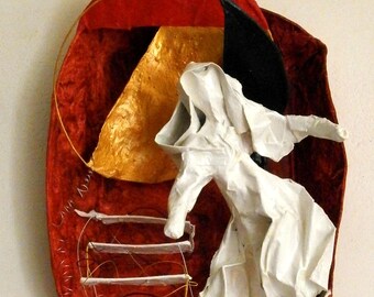 IL-flounce-sculpture-polymaterial-series "Cobwebs" stocking stuffer