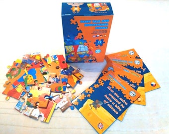 Fairy Tale and Educational Puzzle in four languages (English, German, Spanish, Czech)