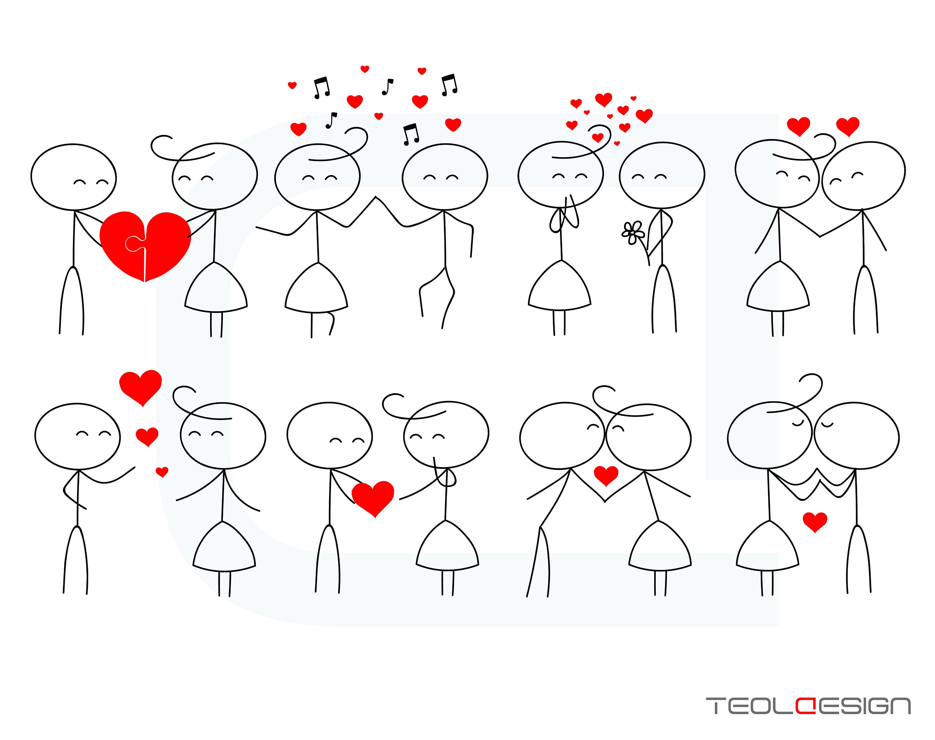 Download EPS PNG SVG Cricut Stick figure Valentine's day Valentine ...