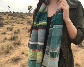 CUSTOM Handwoven Scarf | Woven Made to Order Scarf | Womens Personalized Neckwear | pidge pidge One of a Kind Heirloom Accessory