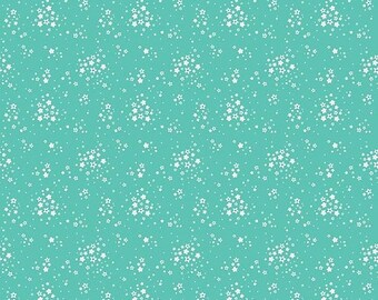 20% OFF Penny Rose Fabrics Bunnies and Blossoms Floral Teal