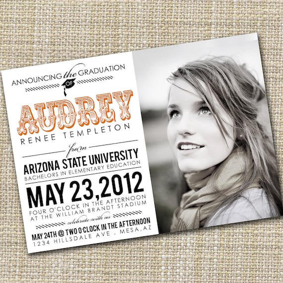 college graduation announcement senior graduation invitation