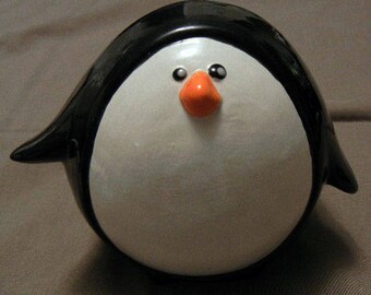 Ceramic Penguin Bank