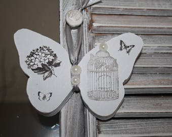 Butterfly decorated plaster scented