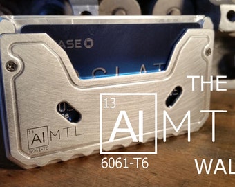 The ALMTL Wallet mens minimalist slim metal wallet RFID blocking