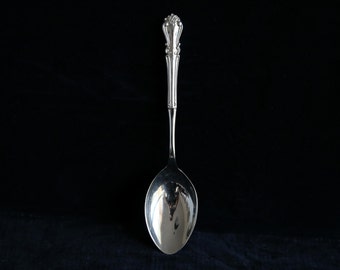 Large silver plated serving spoon