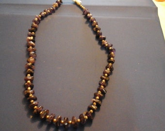 Amethysts Stone Necklace Vintage