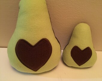 Large avocado heart squeaker