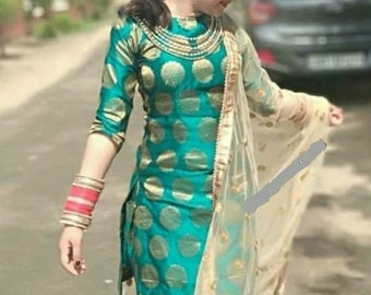 Indian brocade dress