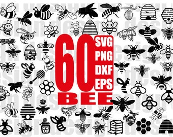 BEE SVG FILE, bee svg, bee clipart, insect svg, bee insect, bee file, clipart, stencil, vinyl cut files, iron on files, silhouette