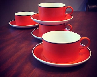 Kreglinger coffee/tea cups in orange
