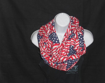 Infinity Scarf American Flag