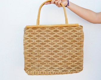 vintage bag Esparto